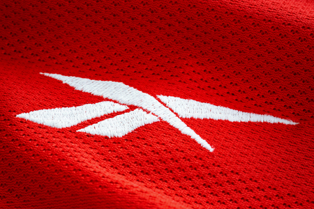 Bangkok, Thailand - January 17 2019: Close-up of Liverpool FC football home jersey circa 1998-2000...