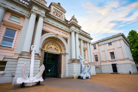 London, UK - May 21 2018: The National Maritime Museum has the most important holdings in the world on the history of Britain at sea comprising more than two million items, including maritime artのeditorial素材