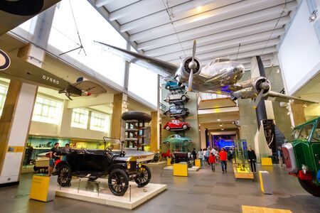 LONDON, UNITED KINGDOM - MAY 20 2018: The Science Museum is the most visited science and technology museum in Europe with over 15,000 objects on display and it's free entryのeditorial素材