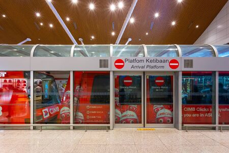 Kuala Lumpur, Malaysia - May 11 2018: Kuala Lumpur International Airport  is Malaysia's main international airport and one of the major airports in Southeast Asiaのeditorial素材