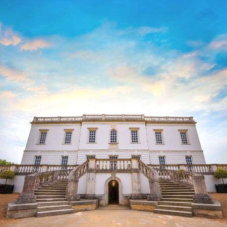 London, UK - May 21 2018: The Queen's House built between 1616 and 1635 for Anne of Denmark, the Queen of King James. Now it's a museum which houses collection of maritime paintings and portraitsのeditorial素材