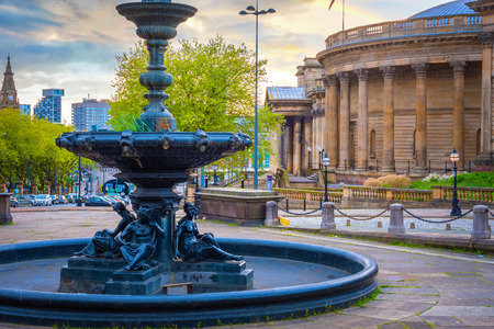 Liverpool, UK - May 16 2018: Walker Art Gallery at William Brown Street in Liverpool City centre, one of the largest art collections in England dates from 1819のeditorial素材