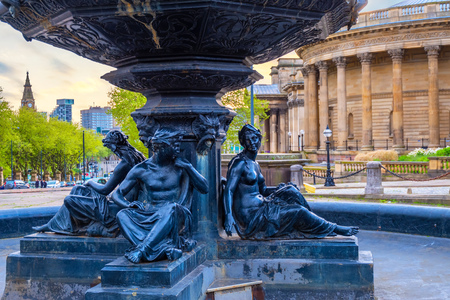Liverpool, UK - May 16 2018: Walker Art Gallery at William Brown Street in Liverpool City centre, one of the largest art collections in England dates from 1819のeditorial素材