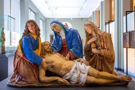 London, UK - May 20 2018:  Victoria and Albert Museum  founded in 1852, it's the world's largest museum of applied and decorative arts and design houses permanent collection over 2.27 million itemsのeditorial素材