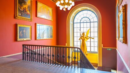 London, UK - May 20 2018:  Victoria and Albert Museum  founded in 1852, it's the world's largest museum of applied and decorative arts and design houses permanent collection over 2.27 million itemsのeditorial素材