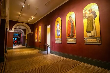 London, UK - May 20 2018:  Victoria and Albert Museum  founded in 1852, it's the world's largest museum of applied and decorative arts and design houses permanent collection over 2.27 million itemsのeditorial素材