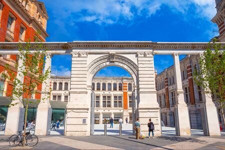 London, UK - May 20 2018:  Victoria and Albert Museum  founded in 1852, it's the world's largest...