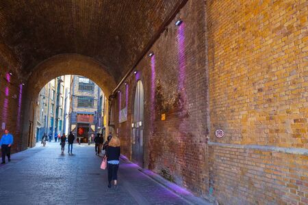 London, UK - May 23 2018: The Clink Prison Museum was a prison which operated from the 12th century until 1780, situated next to the Bishop's London-area residence of Winchester Palaceのeditorial素材