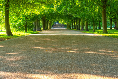 London, UK - May 21 2018: Greenwich Park is a former hunting park in Greenwich and one of the largest single green spaces in south-east Londonのeditorial素材
