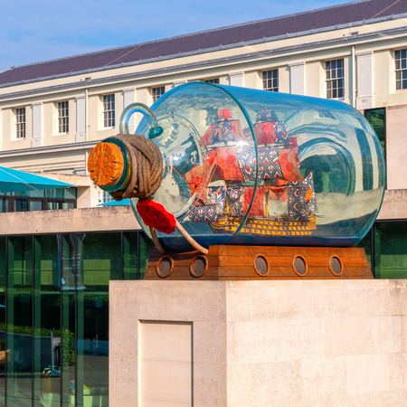 London, UK - May 21 2018: The National Maritime Museum has the most important holdings in the world on the history of Britain at sea comprising more than two million items, including maritime artのeditorial素材