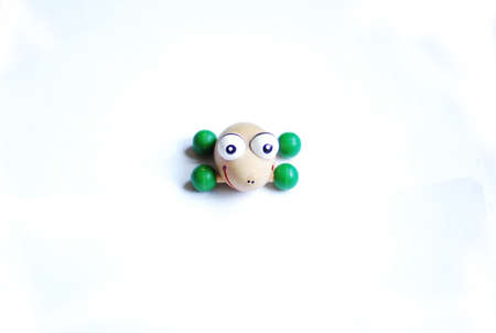 small toy and decor frog for playing and decoratingの写真素材