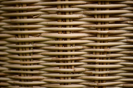 beautiful hand made the calamus palm basket from Thailandの写真素材