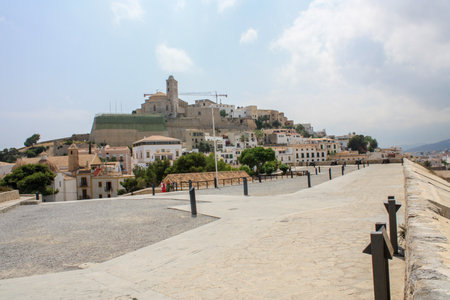 Castle in Eivissa cityのeditorial素材