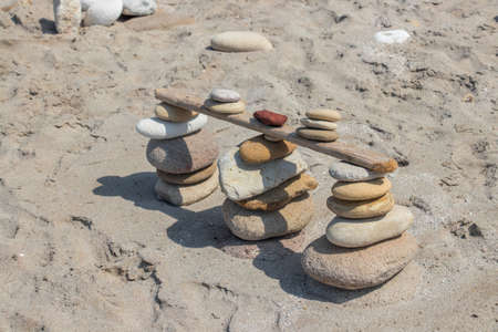 interesting rock sculpture on Milos island