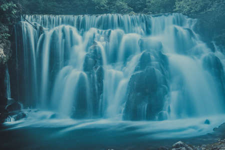 Waterfall of spring Bistrica