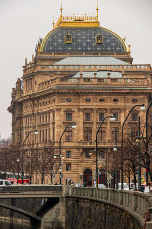 National theater in Prague from side