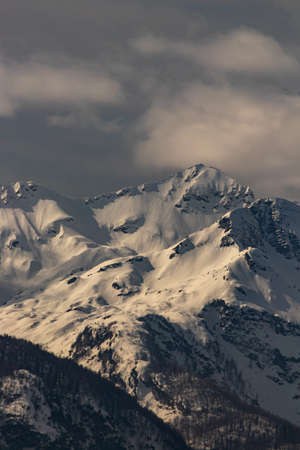 Black sky in Bohinj mountains