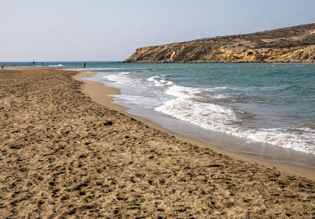 Macheria beach on Rhodos islandの写真素材