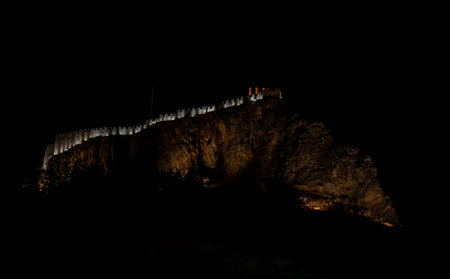 Lindos city on Rhodes island, Greeceの写真素材