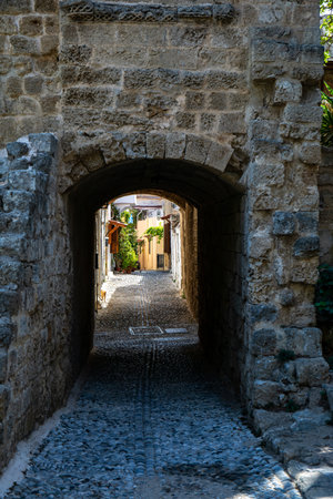 The citadel of Rhodes, Greeceのeditorial素材