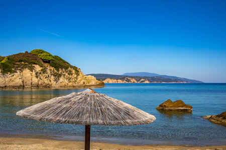 Beautiful sites of Skiathos island, Greeceの写真素材