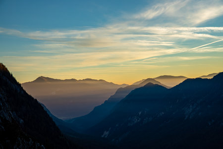 Hiking tour across Plemenice to Triglavの写真素材