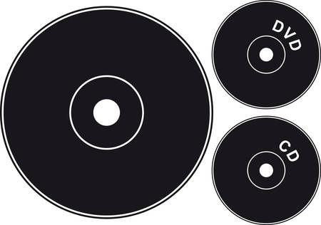 CD Blackのイラスト素材