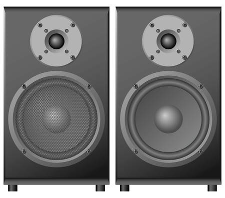 illustration of a loudspeaker.のイラスト素材