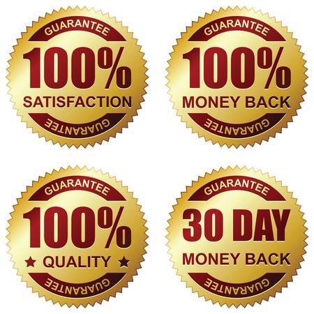 Golden labelのイラスト素材