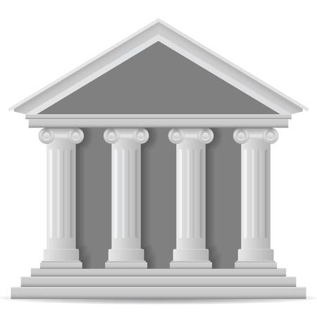 Bank icon, vector eps version 8のイラスト素材