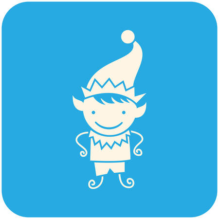 Elf icon (flat design)のイラスト素材