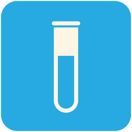 Test tube, modern flat iconのイラスト素材