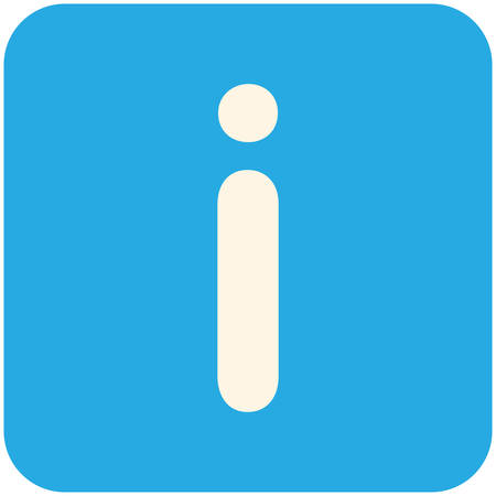 Info, modern flat iconのイラスト素材