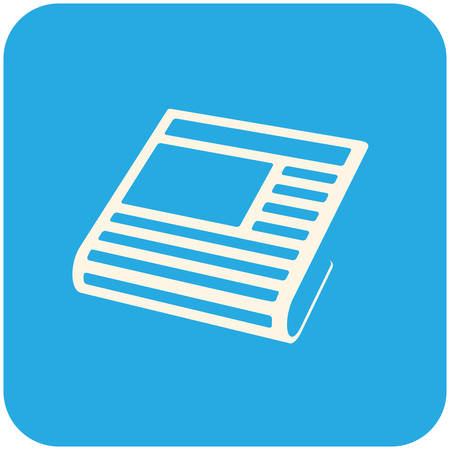 News, modern flat iconのイラスト素材