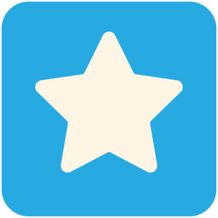 Star, modern flat iconのイラスト素材