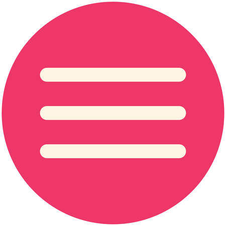 Menu, modern flat iconのイラスト素材