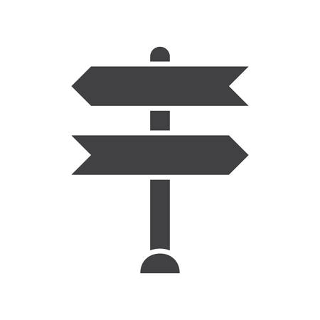 Decision making icon, flat designのイラスト素材