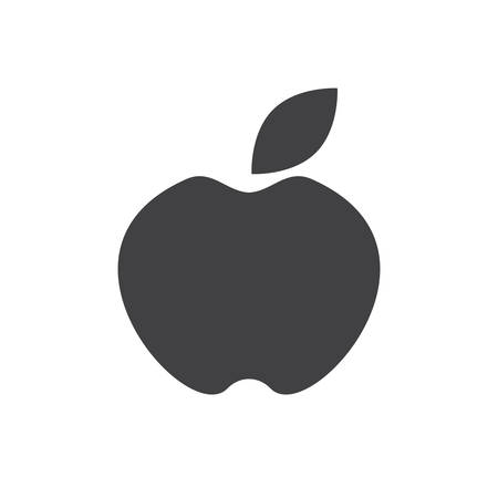 Apple, modern flat iconのイラスト素材