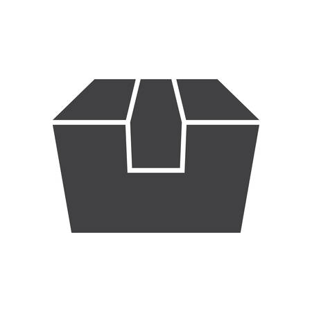 Box icon, modern flat designのイラスト素材