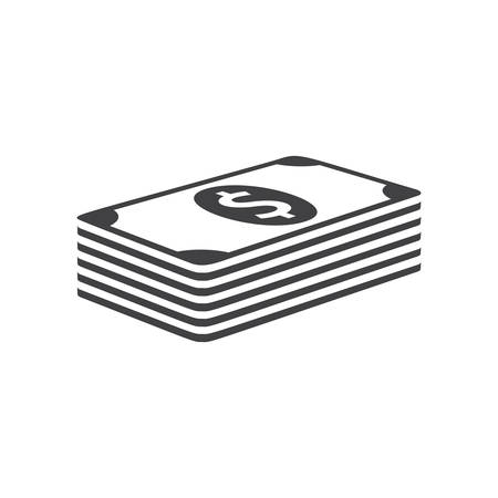 Money icon, modern flat designのイラスト素材