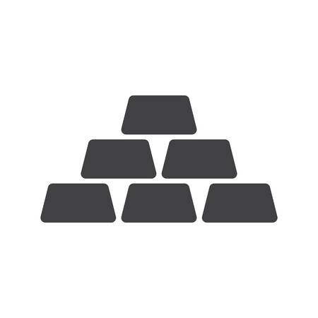 Golden icon icon(flat design)のイラスト素材