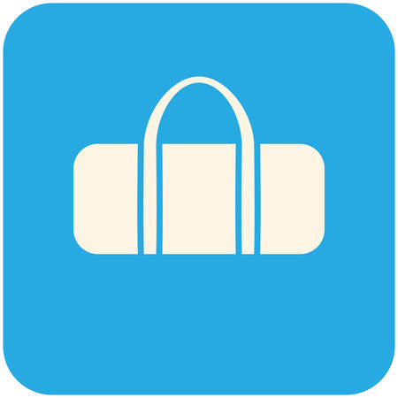 Sports bag, modern flat iconのイラスト素材