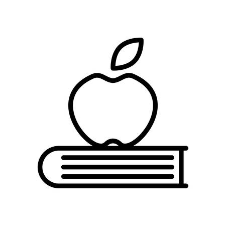 Knowledge fully scalable vector icon in outline style.のイラスト素材