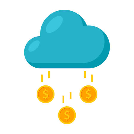 Money Rain Iconのイラスト素材