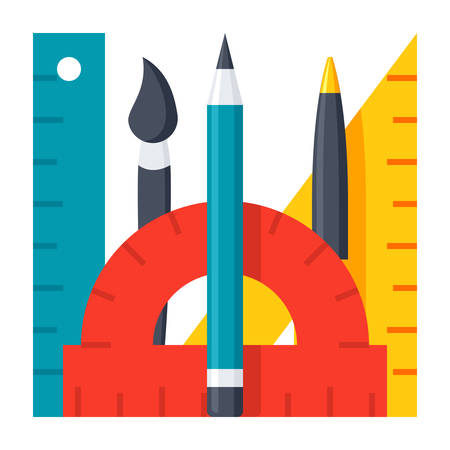 School Tools Iconのイラスト素材