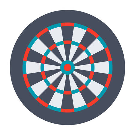 Dartboard for darts gameのイラスト素材