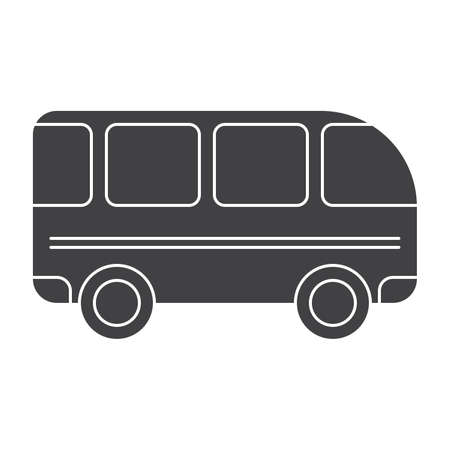 School Bus Silhouetteの写真素材