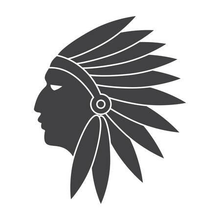 Native American Indiansのイラスト素材
