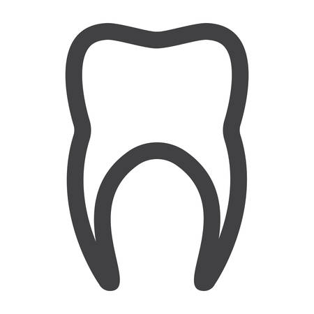 Tooth Vector Iconのイラスト素材