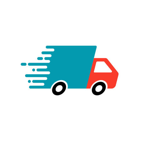 Fast shipping or delivery concept vector illustrationのイラスト素材